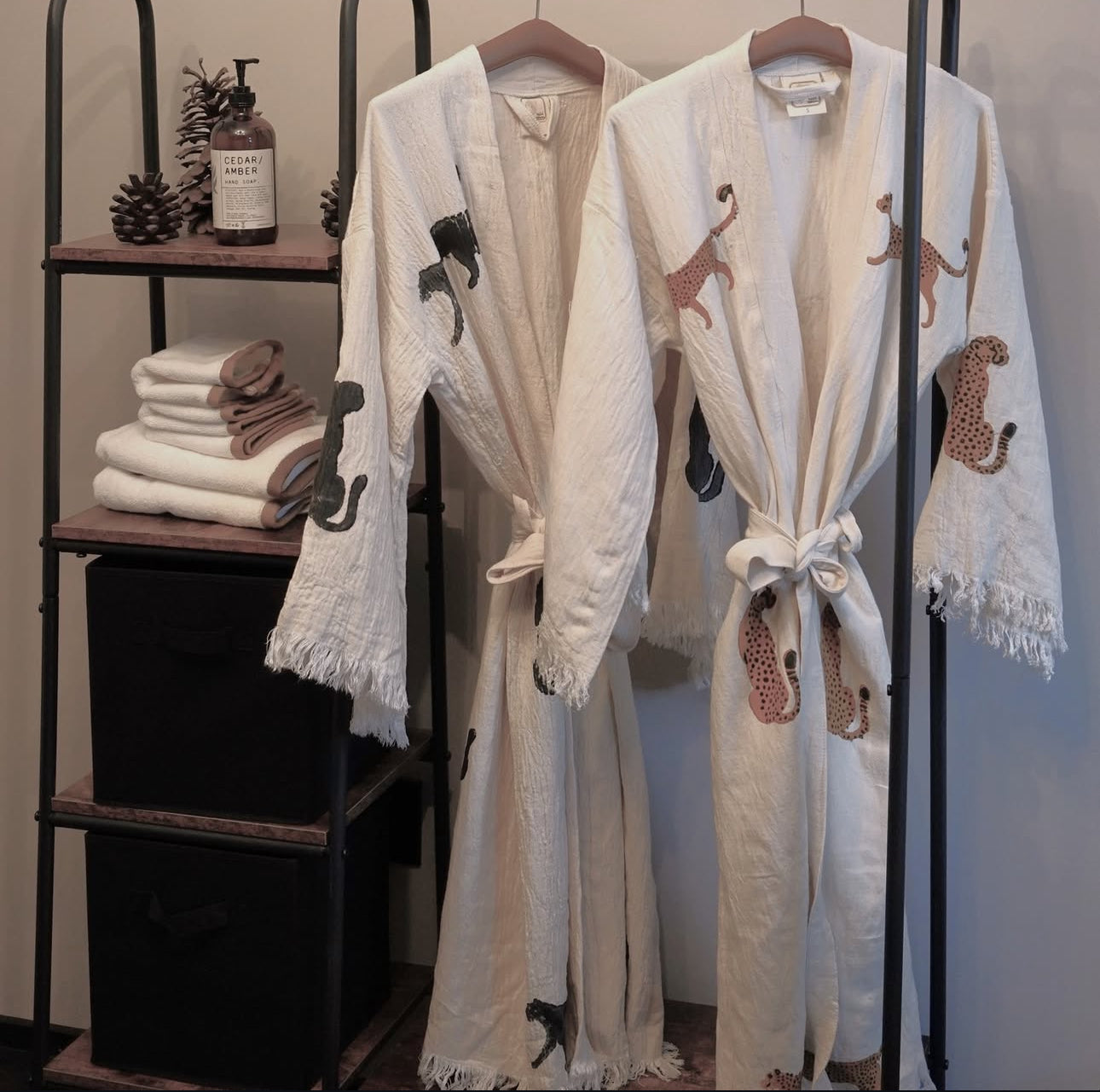 Untamed | Leopard-Print Turkish Robe